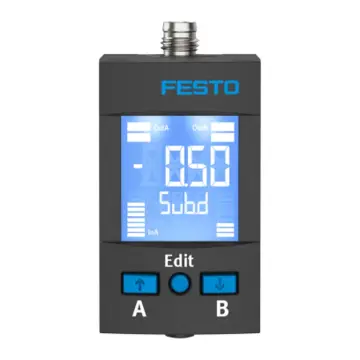 Festo pressure sensor, SPAU-P10R-H-G18FD-L-PNLK-PNVBA-M8U