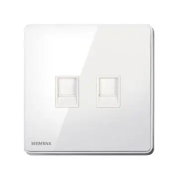 SIEMENS 2-outlet computer socket CAT5E, 5UH81653NC02