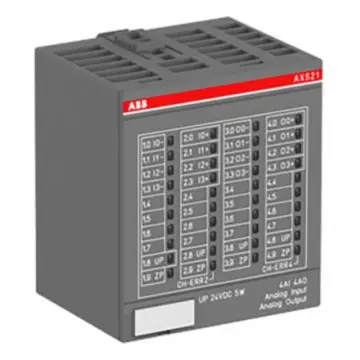 ABB AC500 analog input module, AX521 3ABD10066541