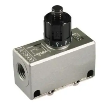 SMC straight-through flow control valve, AS3500-N02-2 AS3500 push-down lock-up type