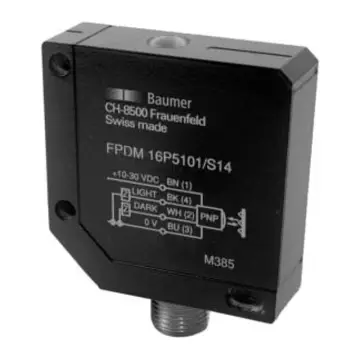 BAUMER reflector sensor, FPDM 16P5101/S14