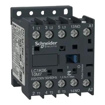 Schneider LC1K0610M7 Contactor TeSys K 3P AC-3/AC-3e 440V 6A