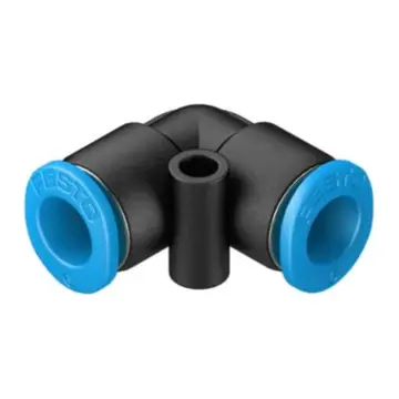 Festo Miniature Quick-Connect Elbow Fitting, QSML-6, 153345