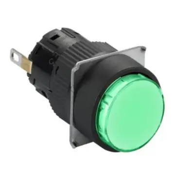 Schneider Electric indicator light, XB6EAV3BF, green with 24V LED
