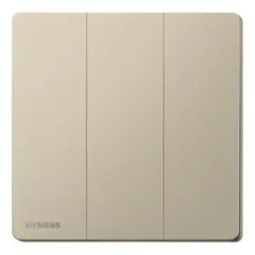 SIEMENS 16AX Three-position Single-pole Switch, 5TA31323NC04 Champagne Gold, Huichen Acus Series