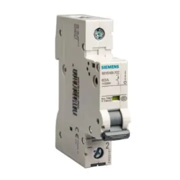 SIEMENS 5SY5 DC miniature circuit breaker, 5SY5 1P B1 5SY51016CC