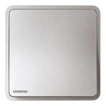 SIEMENS 16AX Single-Position Intermediate Switch, 5TA11153NC02 Starry Silver, Zita Series