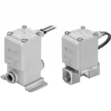 SMC direct-acting 2-way solenoid valve, VX220DF, single unit for air use.