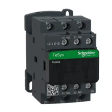 Schneider Electric TeSys D series three-pole AC control contactor, LC1D18M7C 18A, 220V, three-pole
