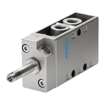Festo solenoid valve, MFH-5-1/8, 9982, 2-position 5-way single solenoid valve, coil not included.