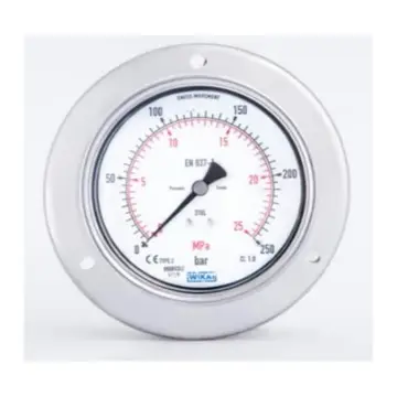 WIKA pressure gauge, 232.50.100, 0~16MPa, eccentric axial mounting, threaded interface specification: G1/2, without filling fluid.
