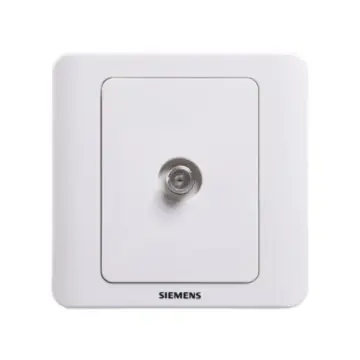 SIEMENS One-Stop Wideband TV Socket (5-1000MHz), 5TG01261CC1