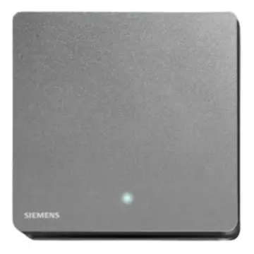 SIEMENS single-sided LED switch, 5TA81163NC05, Ruizhi series, gray.