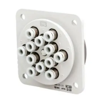 SMC multi-tube mating socket, DMK12S-04