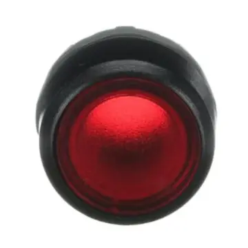 ABB MP series flat-head plastic ring button with light, MP1-11R 10079088