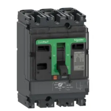 Schneider Electric NSX molded case circuit breaker, C10F3MA003 NSX100F 36kA AC 3P3D 2.5A MA