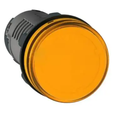 Schneider Electric XA2EV Plastic Series Indicator Light, XA2EVM5LC AC220V Orange