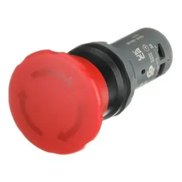 ABB CE Series Compact Rotary Reset Emergency Stop Button, CE4T-10R-02 10037231