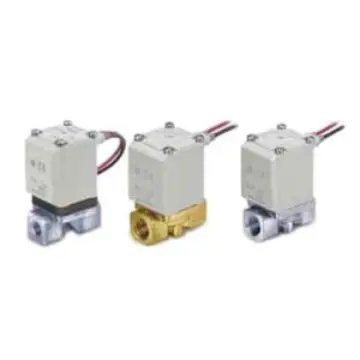 SMC direct-acting 2-way solenoid valve, VX234GA, single unit for vacuum applications.