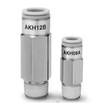 SMC AKH series double-sided quick-change check valve, AKH07A-N01S straight-through type