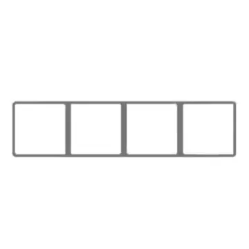 SIEMENS Quad-Frame, 5UH11164NC02 Starry Silver, Zita Series