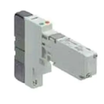 SMC 5-way solenoid valve, VQC2401N-51, baseplate piping type, insert assembly, valve model.