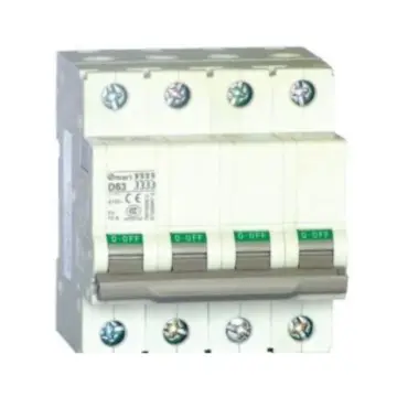 Schneider Electric Osmart 4P 63A Type C Miniature Circuit Breaker, OSMC32N4C63