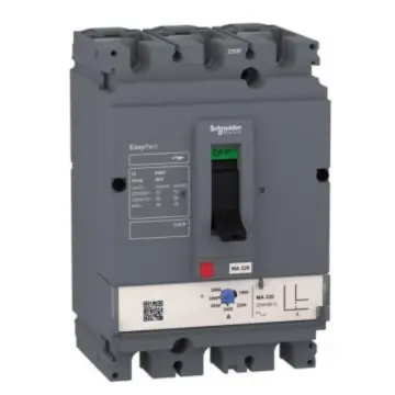 Schneider Electric Fixed Molded Case Circuit Breaker 36KA, LV525439 CVS250F MA220 3P3D Motor Protection