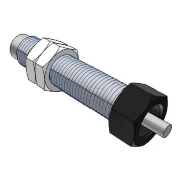 SMC hydraulic damper, RB0805S basic model, with limit nut