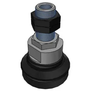 SMC vacuum suction cup, ZPT40HBU-A14 heavy-duty accordion type, polyurethane.