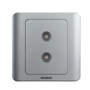 SIEMENS 2-outlet TV socket (5-850MHz), 5TG01121CC122