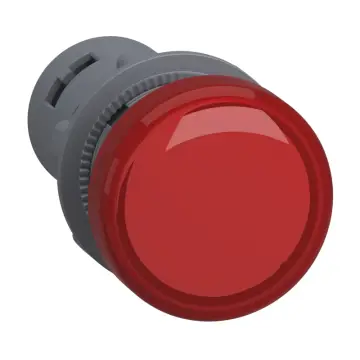 XA2EVM4LC Monolithic pilot light plastic red 22mm 220-230V AC