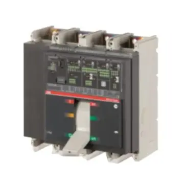 ABB Tmax molded case circuit breaker for AC distribution protection, T6H630 PR221DS-LSI R630 WMP 3P 10099549