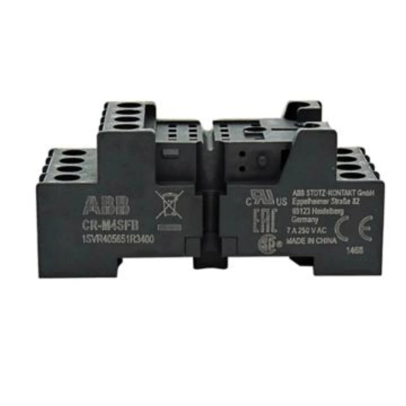 ABB CR Intermediate Relay Base, CR-M2SFB 10139404
