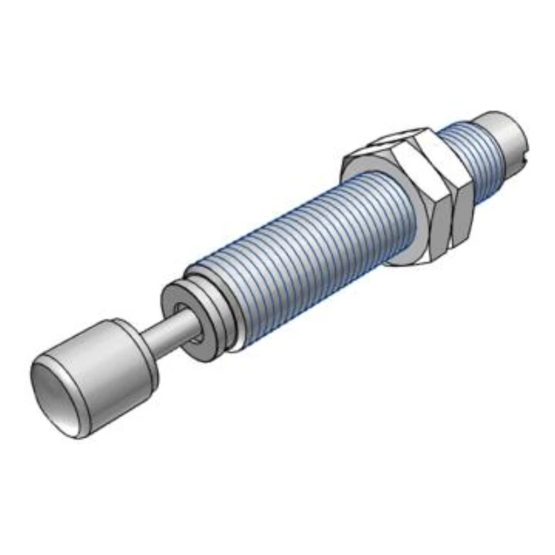 SMC coolant-resistant hydraulic shock absorber, RBLC1007 with cap.