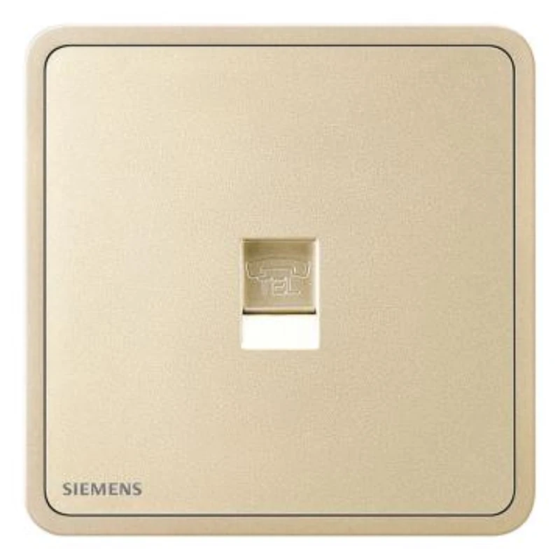 SIEMENS single-piece telephone jack, 5UH11613NC03 Sun Gold Zita Series