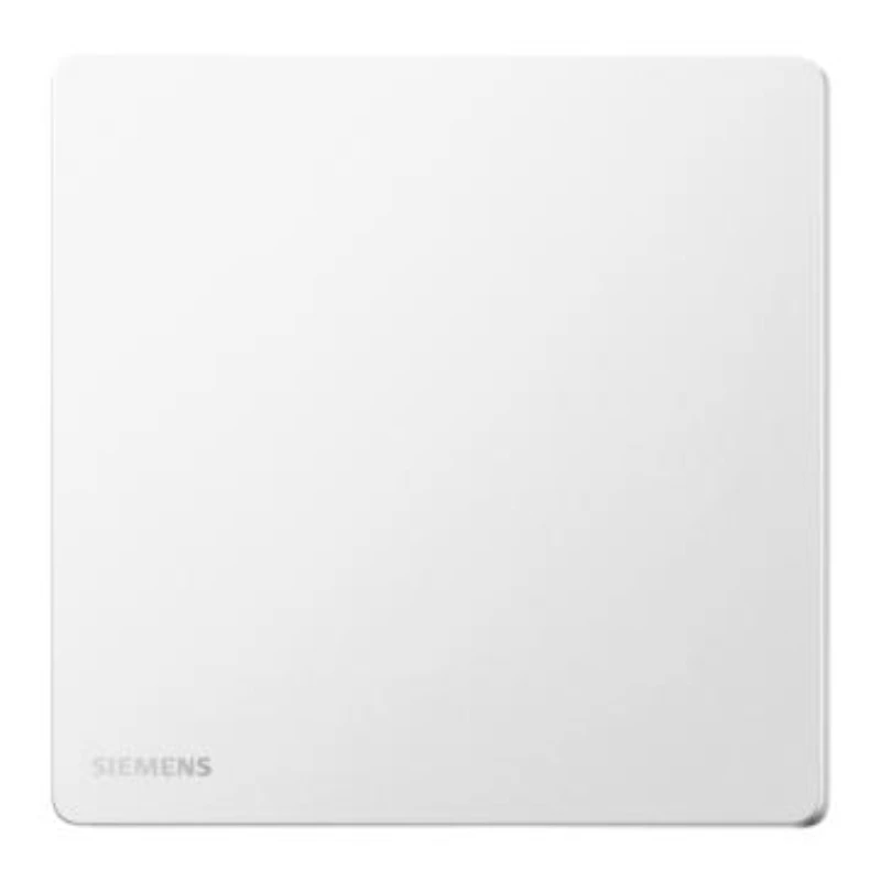 SIEMENS blank board, 5UH31133NC01, matte white, from the Huichen Acus series.