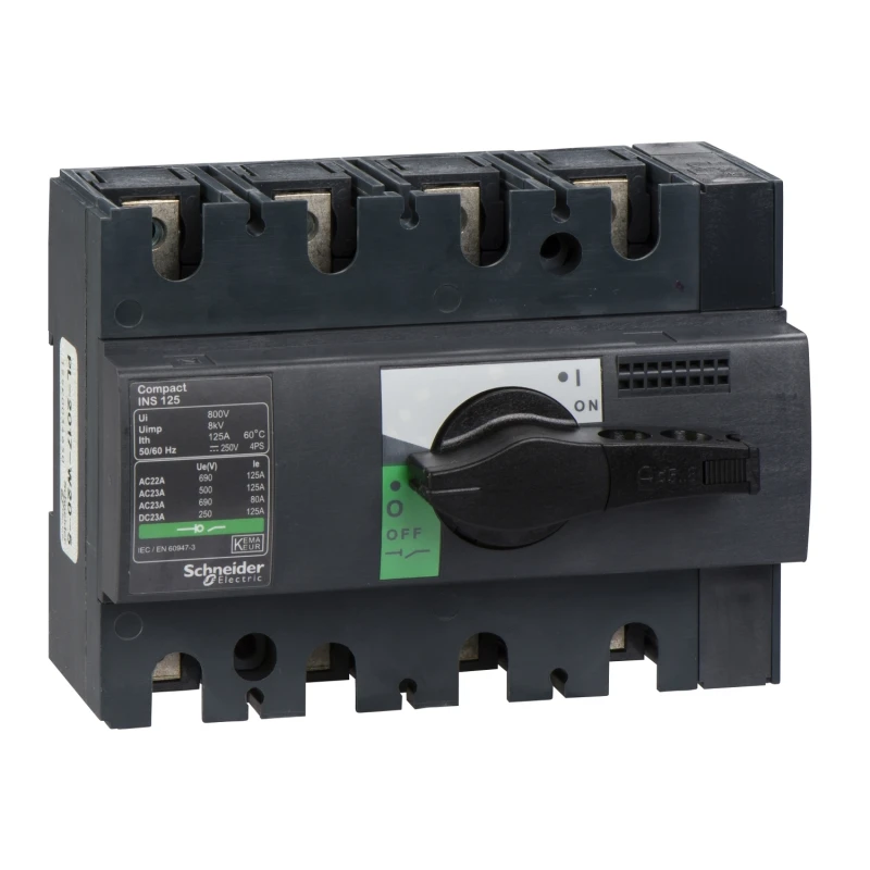 28911 switch disconnector Compact INS125 125A 4 poles