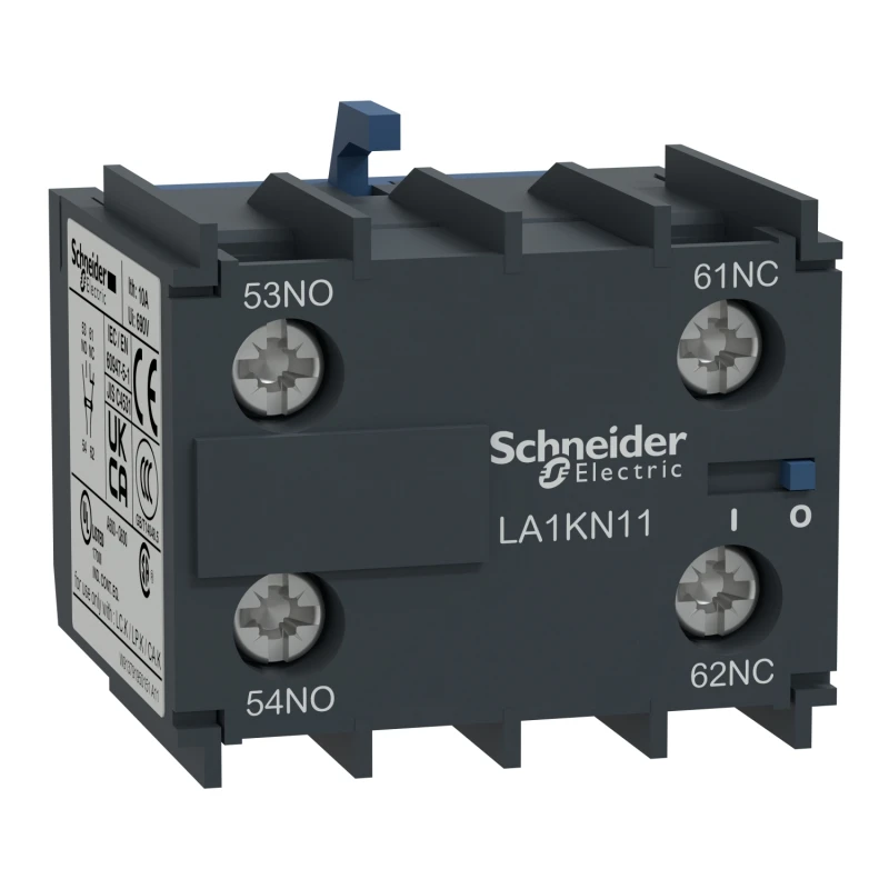LA1KN11 Auxiliary contac block TeSys K 1NO+1NC fron mounting