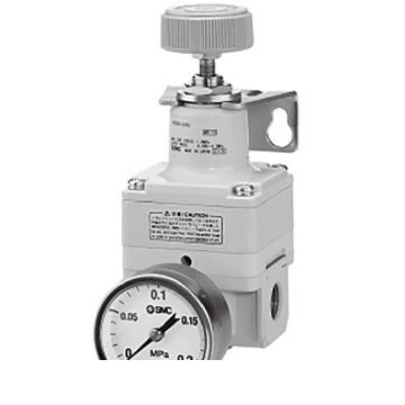 SMC Precision Pressure Reducing Valve, IR2000-02B Manual Type, 0.005-0.2MPa, Piping Diameter G1/4, with Bracket