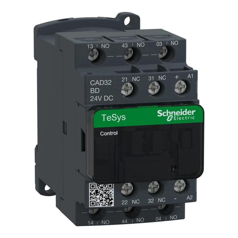 CAD32BD CAD32BDC TeSys Deca control relay 600V 24VDC standard coil