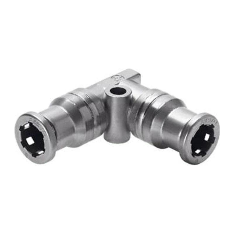 Festo L-shaped stainless steel equal diameter quick coupling, CRQSL-16, 130667