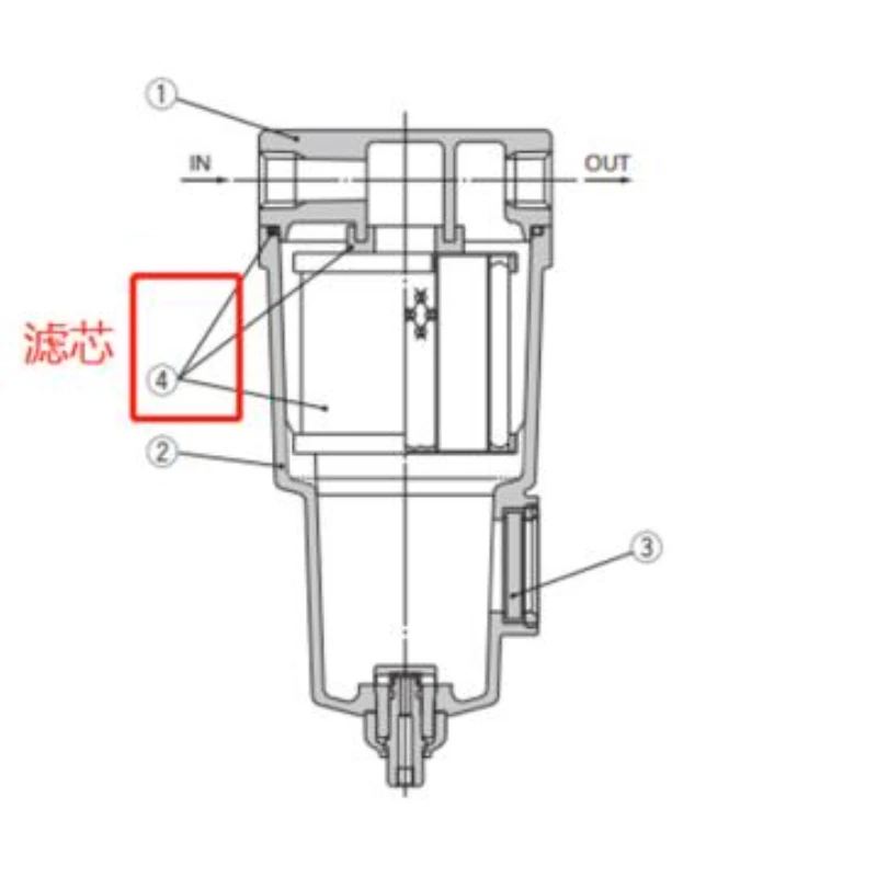 SMC air filter, AMH-EL350