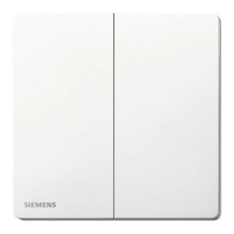SIEMENS 16AX 2-position single-pole switch, 5TA31223NC01, Sandy White, from the Huichen Acus series.