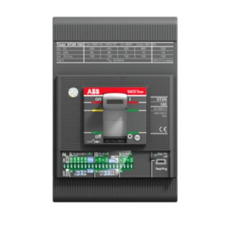 ABB Tmax XT series molded case circuit breakers for power distribution, XT2H160 LSI 100 3P FF