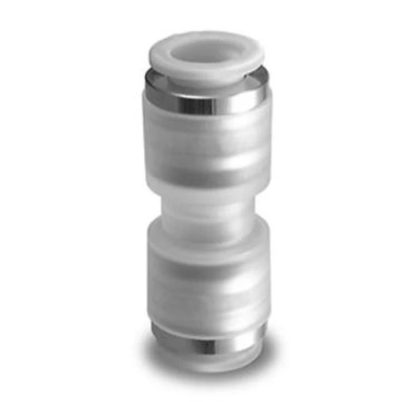 SMC cleanroom quick-connect fitting for air blowing, KPH10-00 straight-through fitting