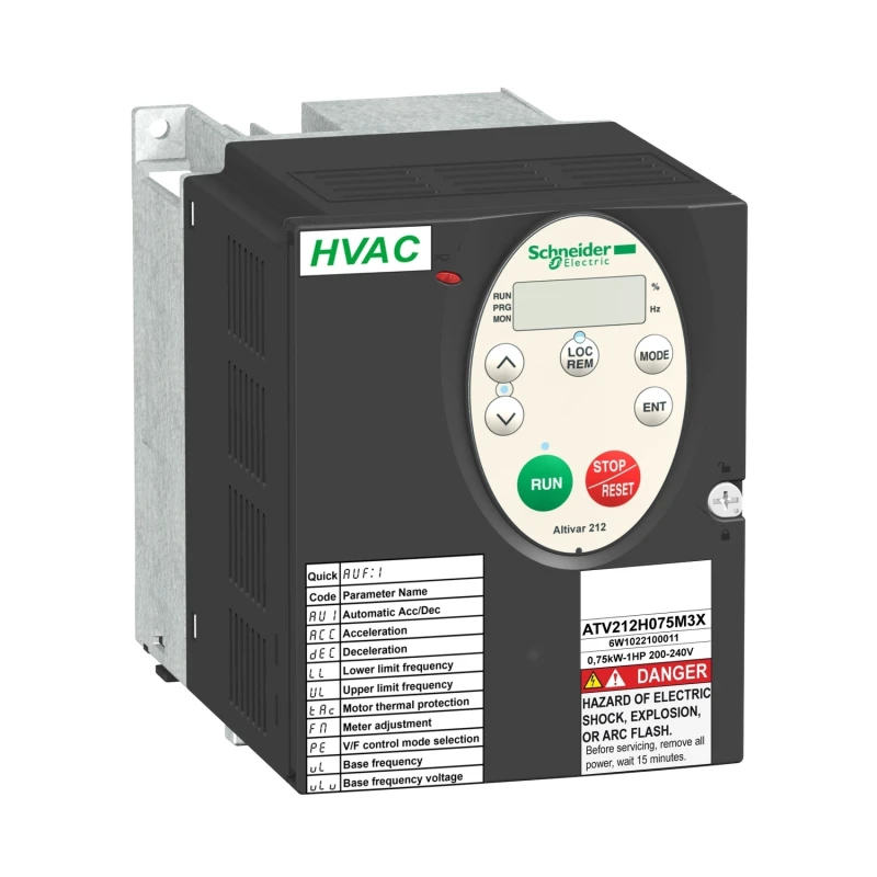 ATV212H075N4 variable speed drive Altivar 212 0.75kW 1hp 480V 3P