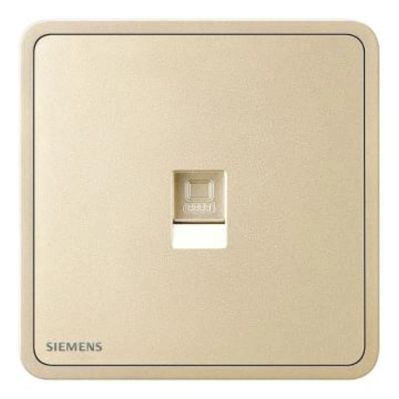 SIEMENS Single-Person Computer Socke (Category 5e), 5UH11623NC03 Sunrise Gold Zita Series