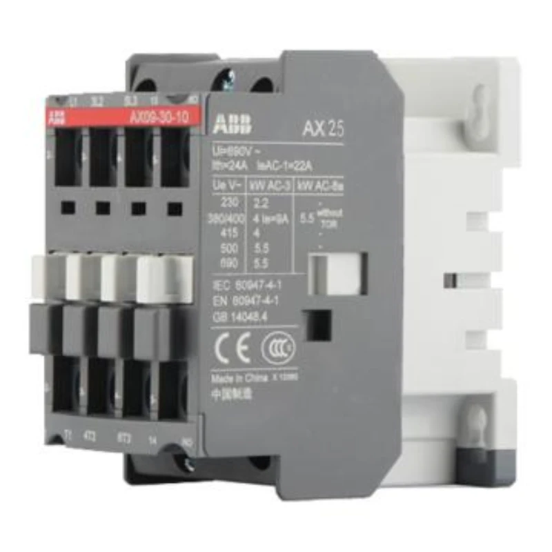 ABB AX series three-pole AC coil contactor (AC coil), AX25-30-01-80*220-230V 50Hz/230-240V 60Hz 10139865