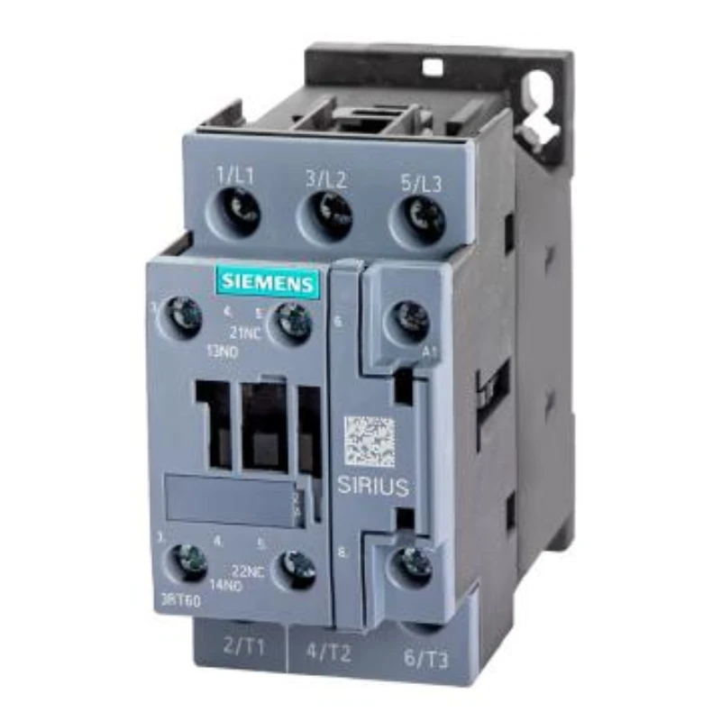 SIEMENS 3RT5/6 AC Contactor (AC Coil), 3RT6024-1AN20 AC220V 50/60HZ 12A 1NO/1NC 3RT60241AN20